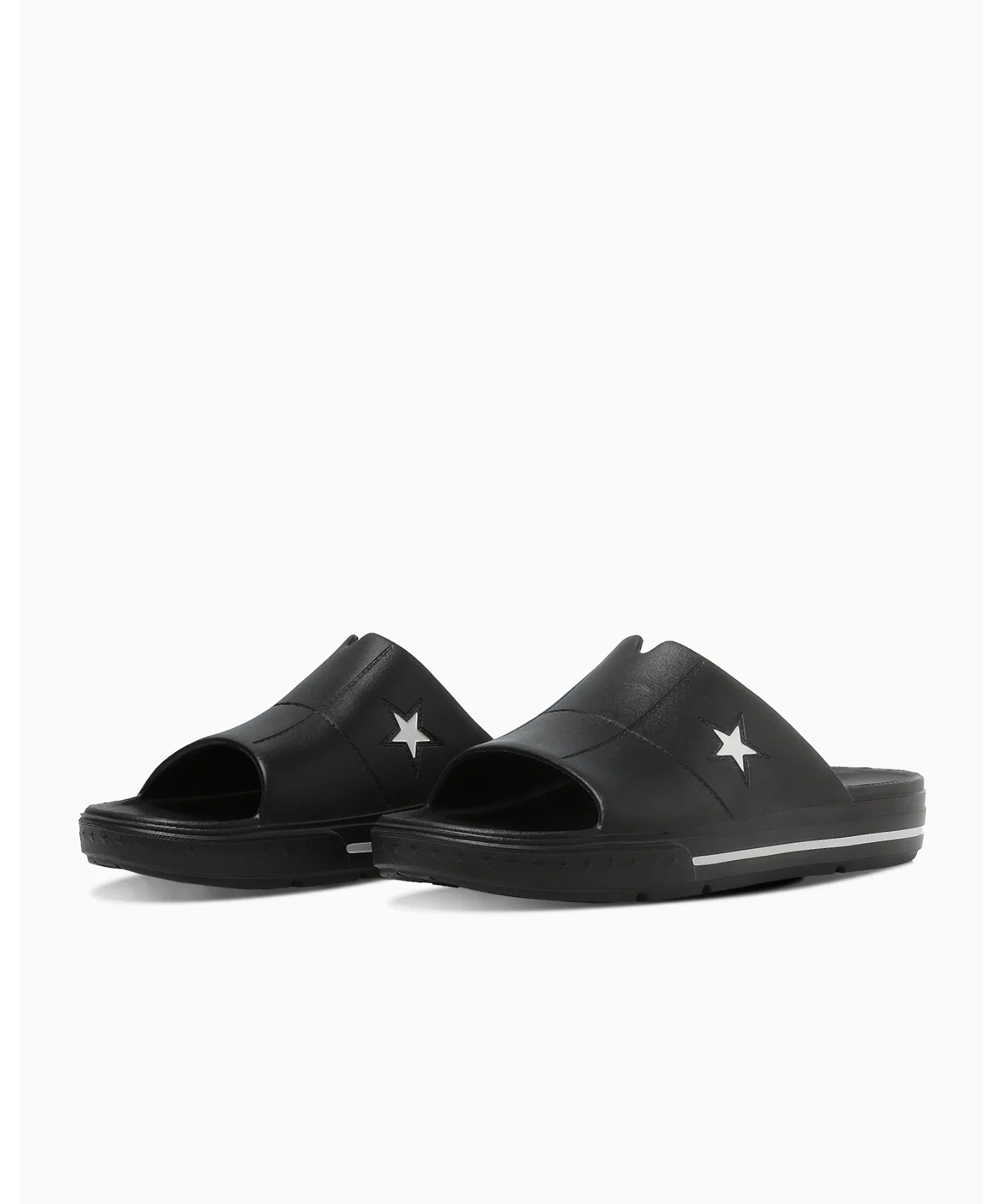 Унисекс сланцы CONVERSE ONE STAR чёрные — фото 2