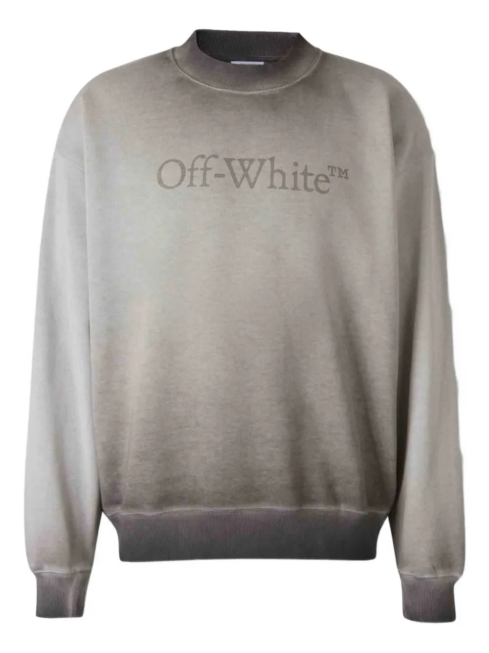 

Свитшот с логотипом OFF-WHITE, серый