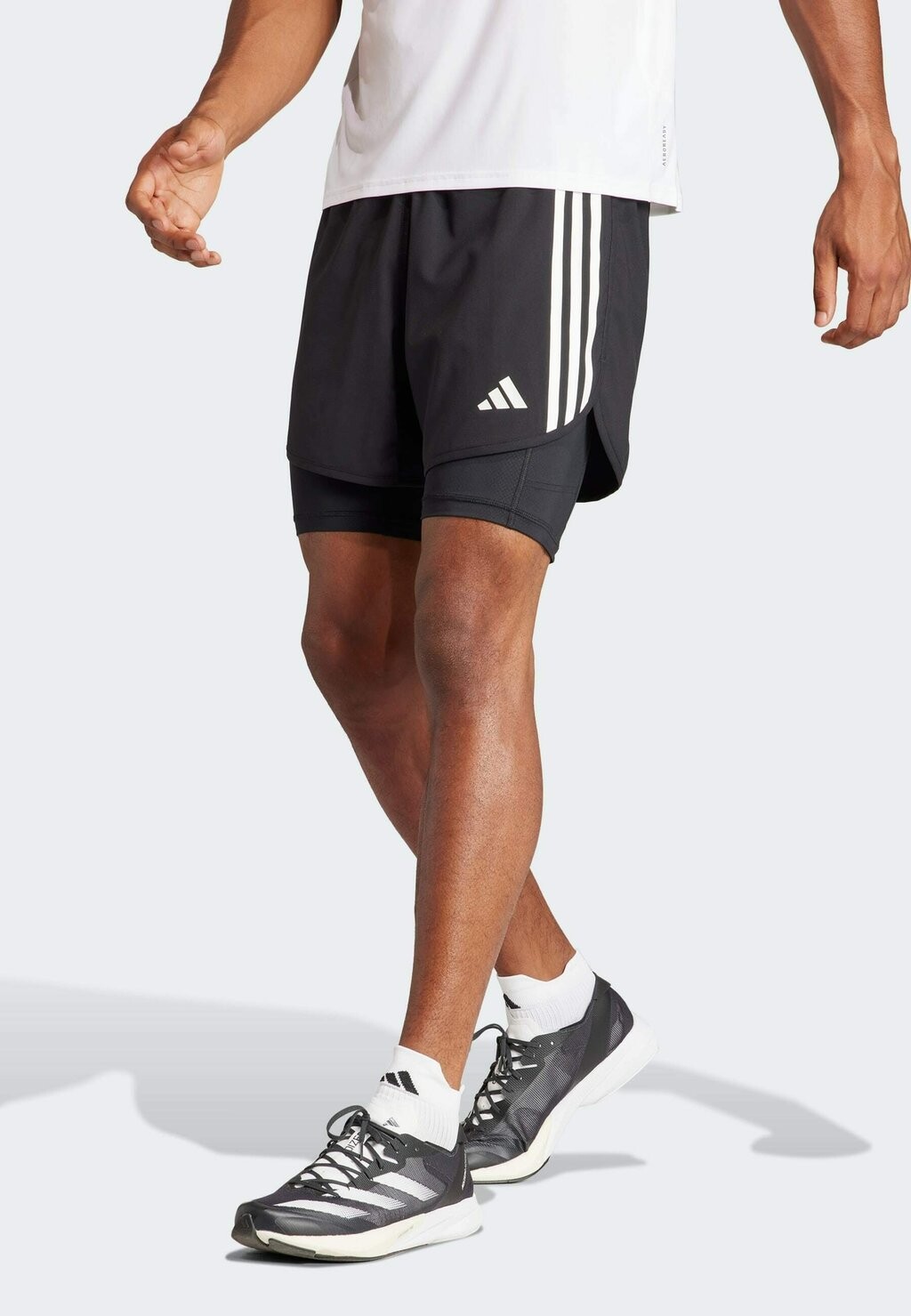 

Спортивные шорты Own The Stripes 2-In-1 Adidas, черный