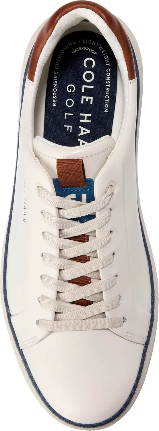 Мужские гольф-кроссовки Cole Haan Grandpro Topspin, слоновая кость — фото 2