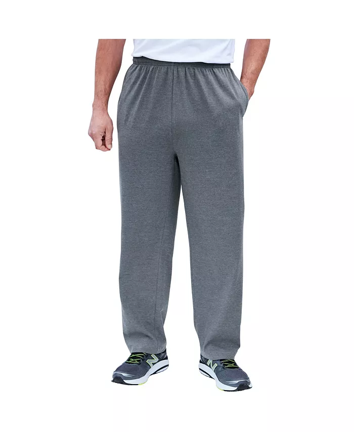 

Большие и высокие легкие джерси спортивные штаны с открытым низом Kingsize, серый