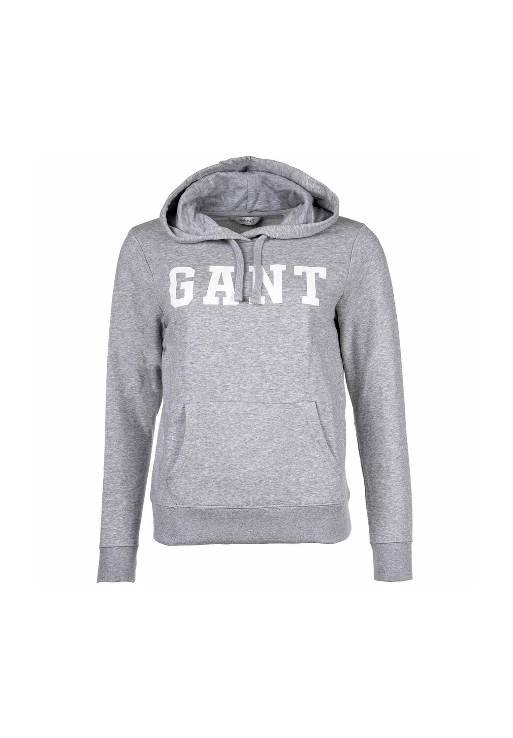 

Женская толстовка с капюшоном - REGULAR GRAPHIC HOODIE, толстовка с капюшоном, логотип GANT, серый