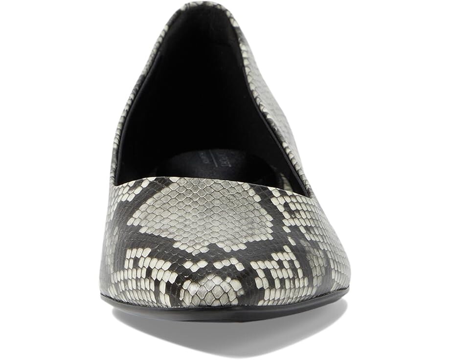Туфли на плоской подошве Rockport Tessa, цвет Black/White Snake Multi — фото 2