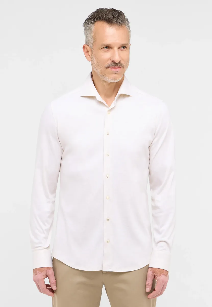 

Рубашка Eterna с длинными рукавами "SLIM FIT", кремовый