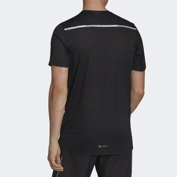 Футболка adidas Solid Color Logo Round Neck Short Sleeve Black, мультиколор — фото 4
