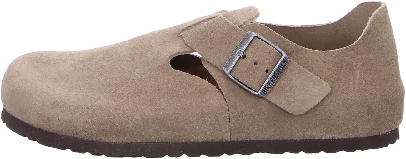 Унисекс сабо Birkenstock Boston с мягкой стелькой, Taupe — фото 3