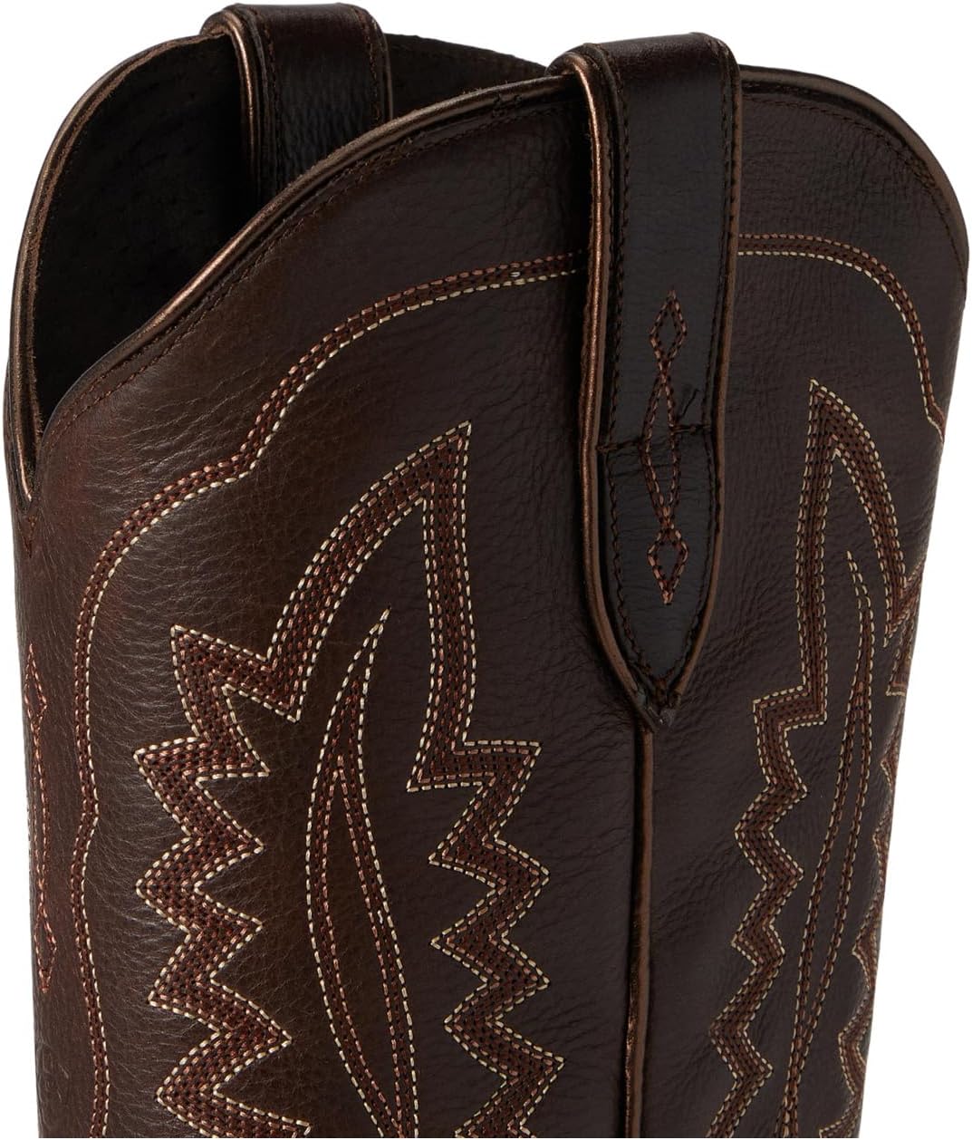 Женские ковбойские сапоги Ariat Casanova кожаные с узором, шоколад — фото 2