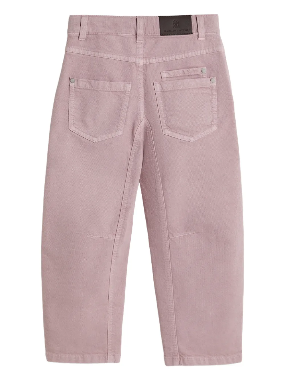 Брюки с декором Monili Brunello Cucinelli Kids, розовый — фото 2