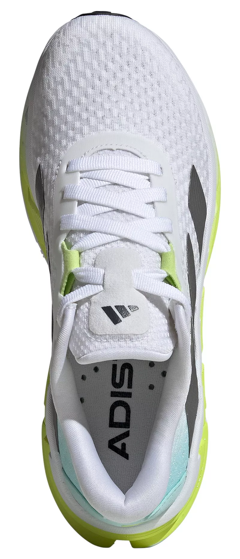 Женские кроссовки Adidas Adistar 3, цвет White/Black/Lime — фото 2