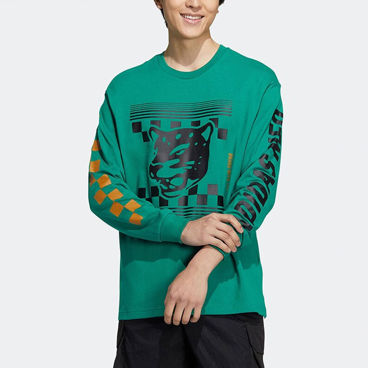 Футболка унисекс зеленая Adidas Neo — фото 3