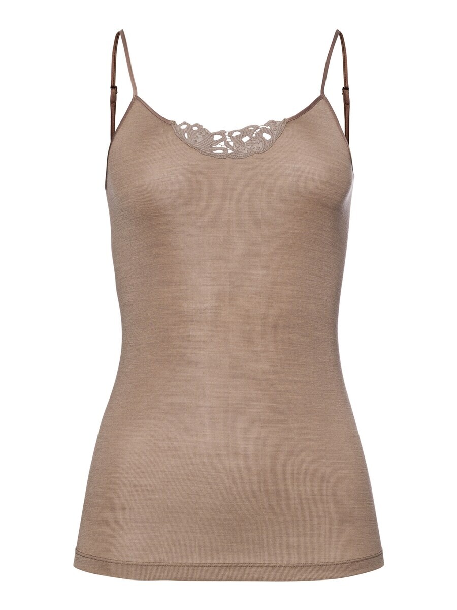 

Топ Hanro Top Woolen Silk, коричневый