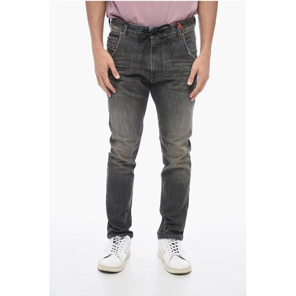 

JOGGJEANS Джинсы Jogger KROOLEY с потертостями Diesel, Black
