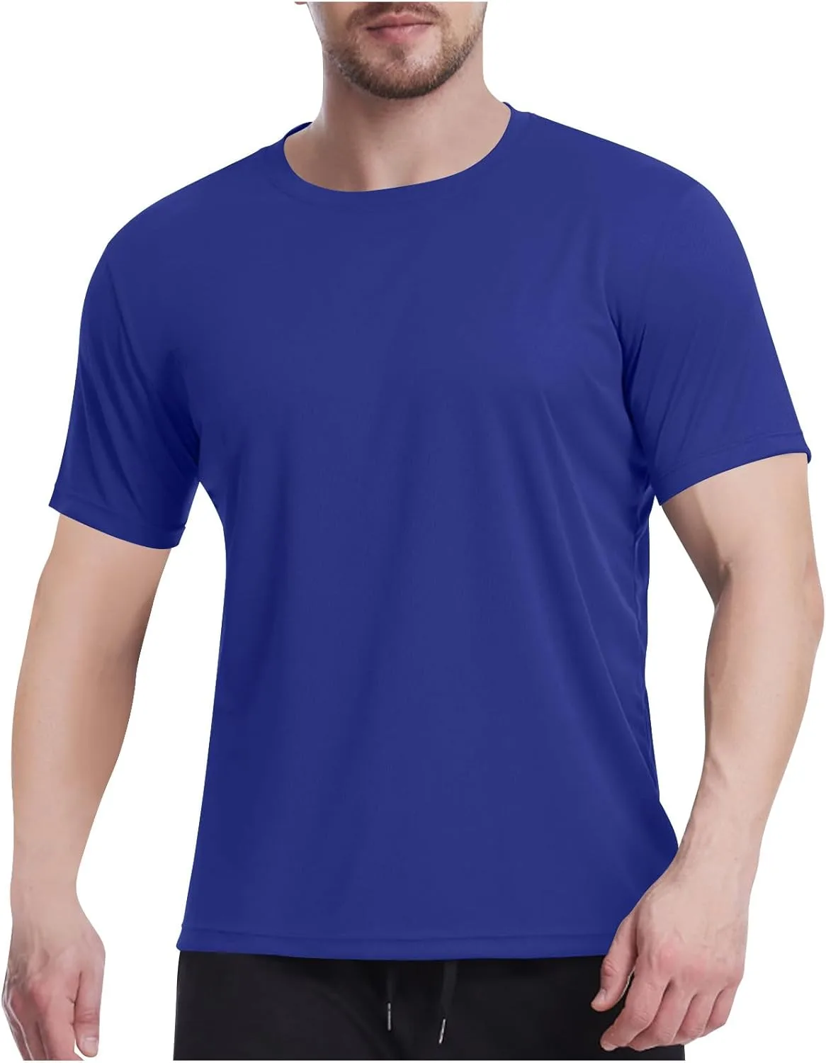 

Мужская футболка для бега Quick Dry с коротким рукавом и защитой UPF 50+