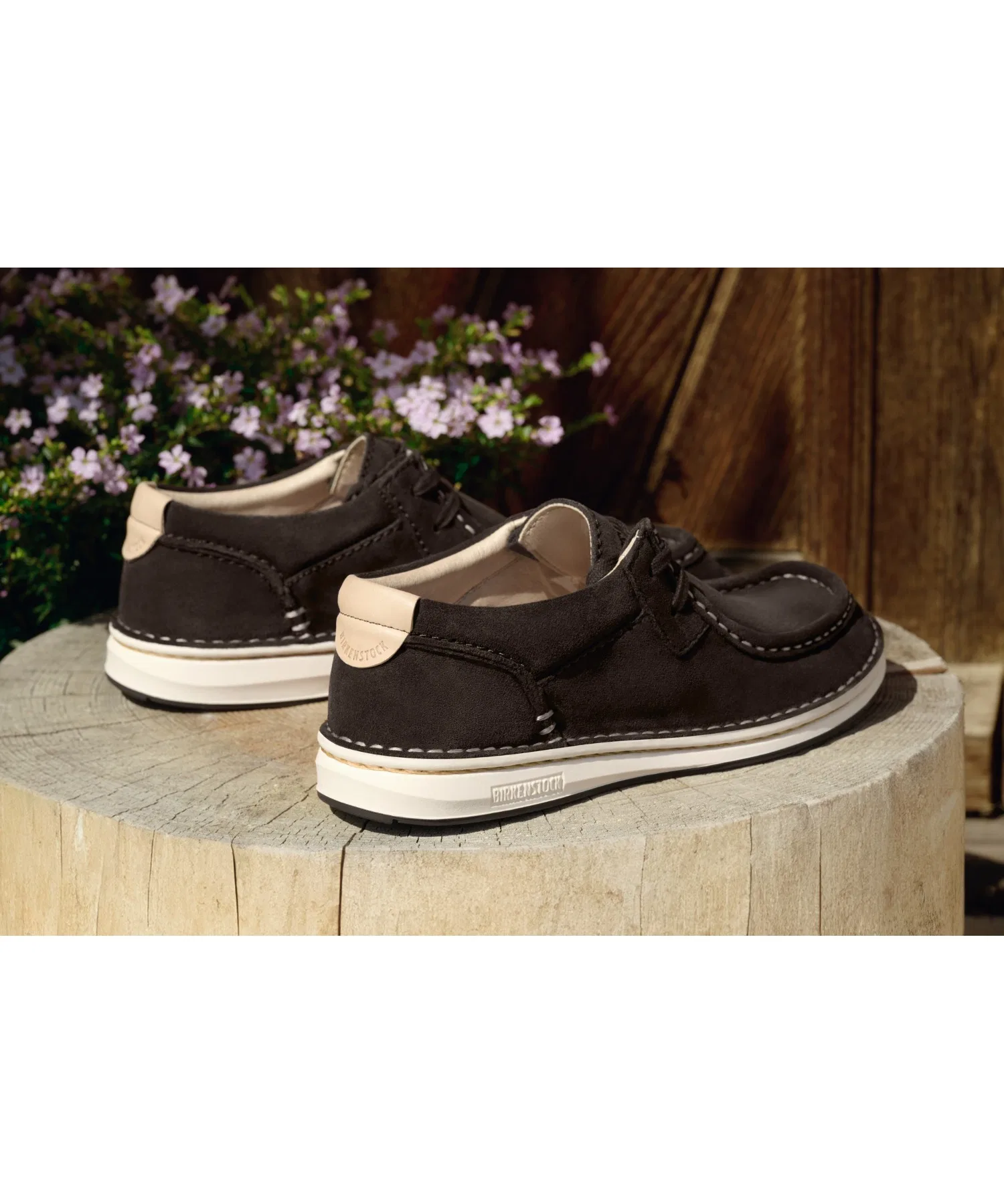 Унисекс замшевые мокасины Birkenstock Pasadena мокка — фото 4