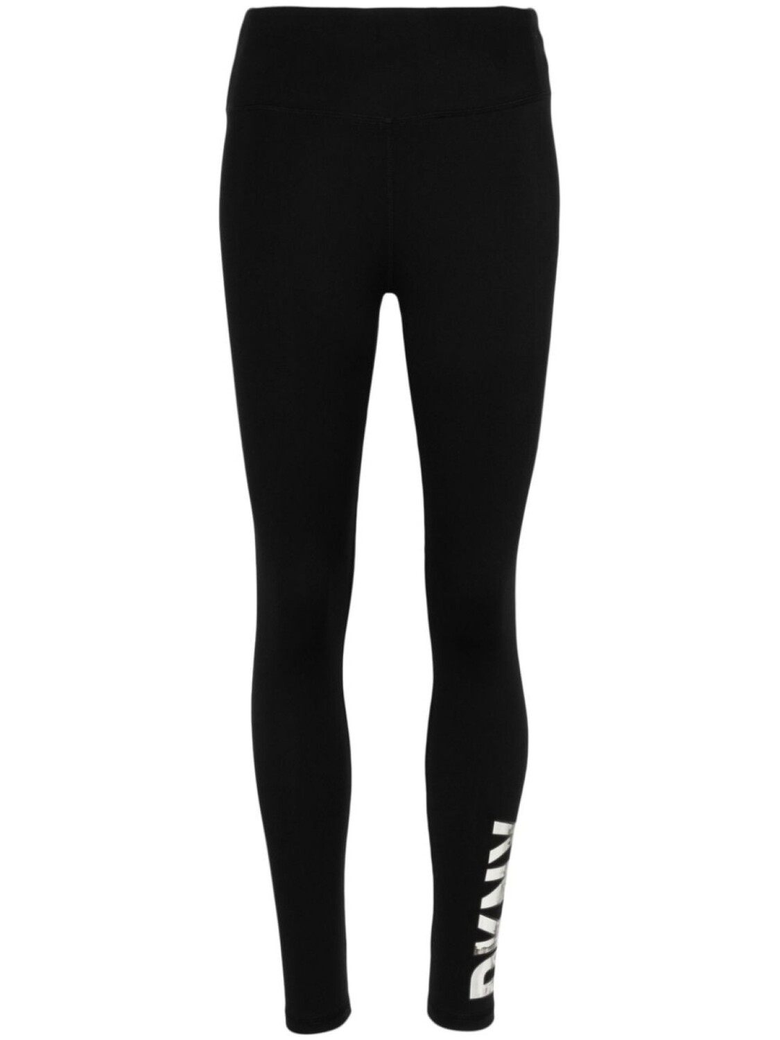Легинсы с завышенной талией DKNY, черный