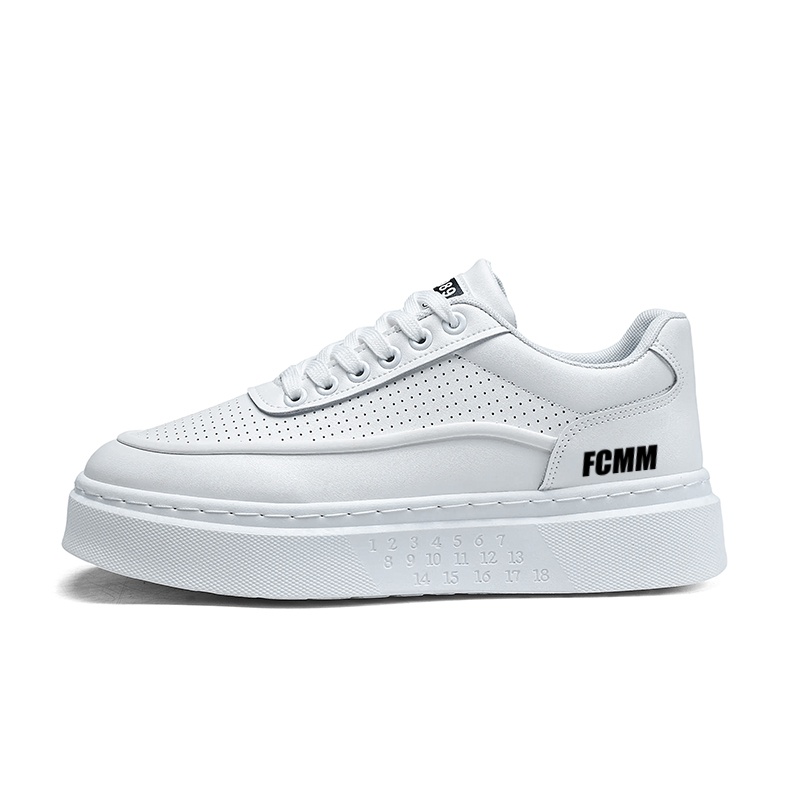 

Скользоустойчивые амортизирующие легкие детские скейтбординг кроссовки для подростков FCMM, белый