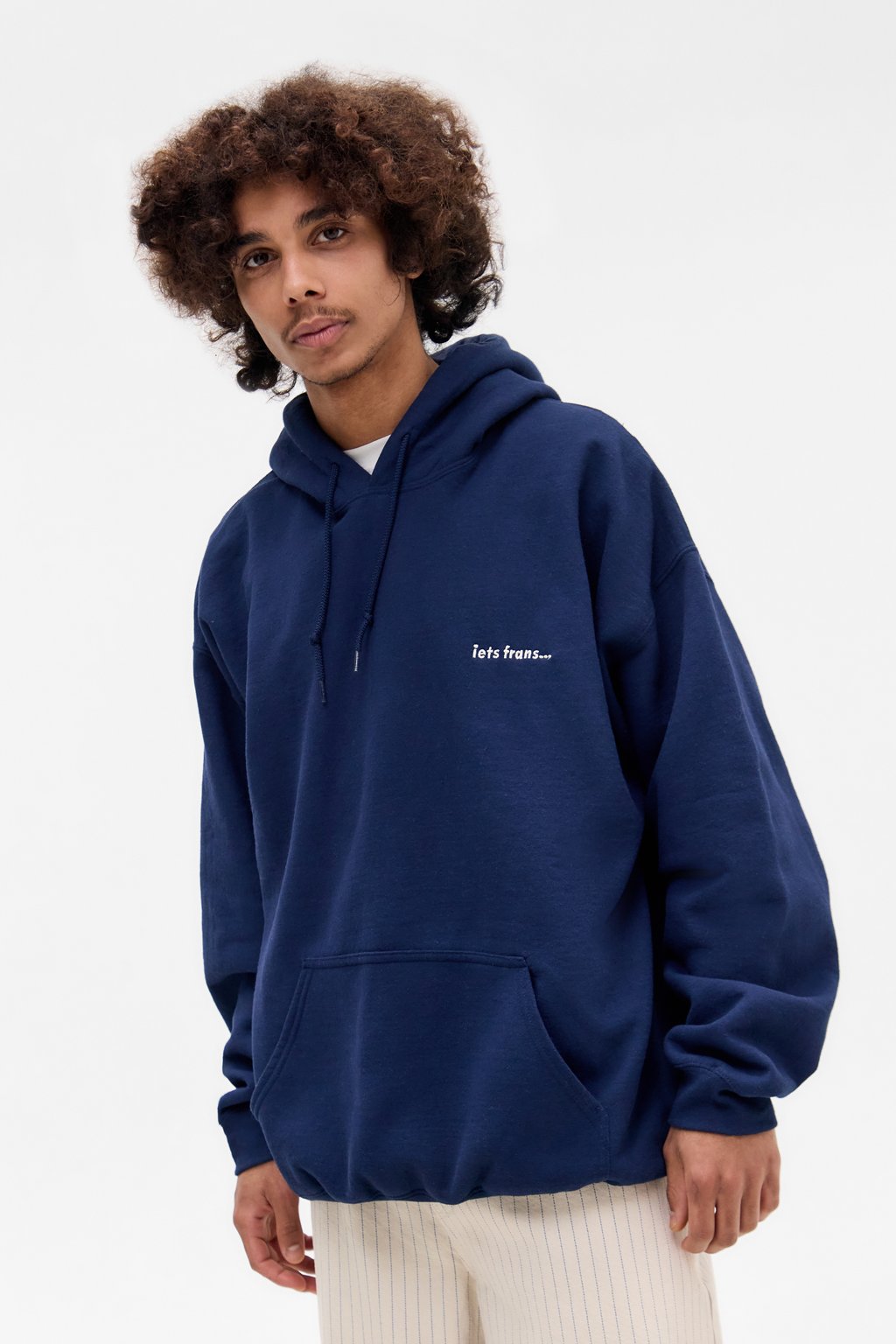 

Толстовка с капюшоном UNISEX - Sweatshirt iets frans..., темно-синий