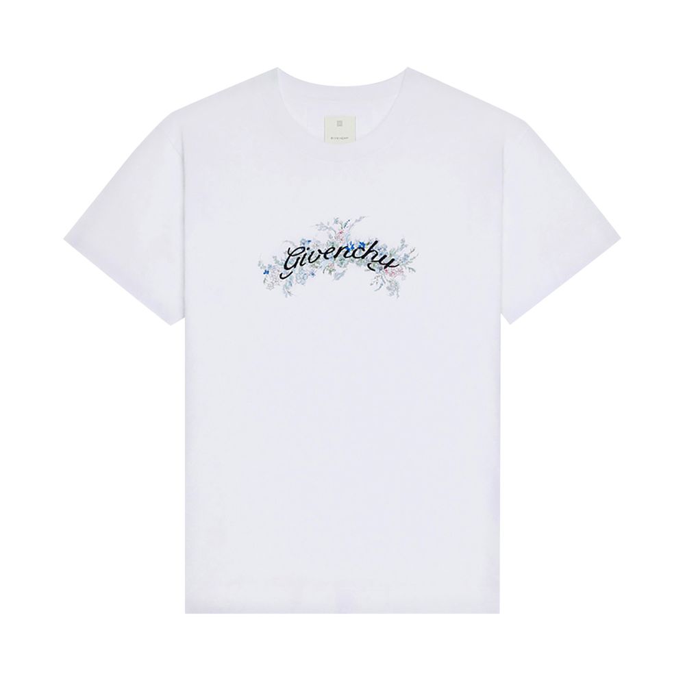 

Футболка с цветами Givenchy, белый