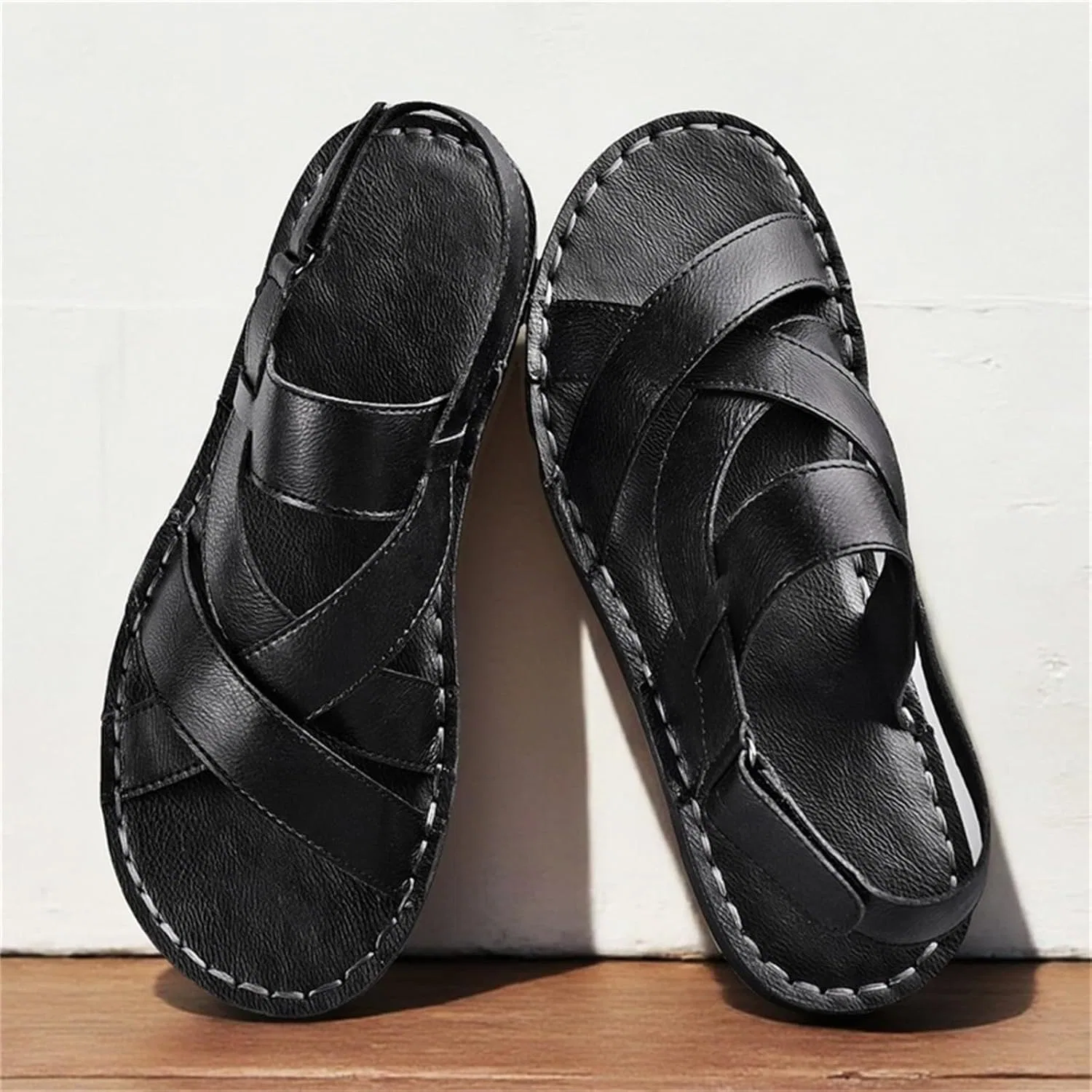 Мокасины из замши мужские, Loafers, черный JSDWNDO — фото 3