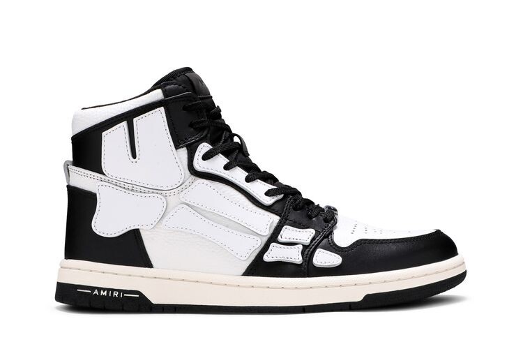 

Кроссовки Amiri Skeleton High Black White, черный