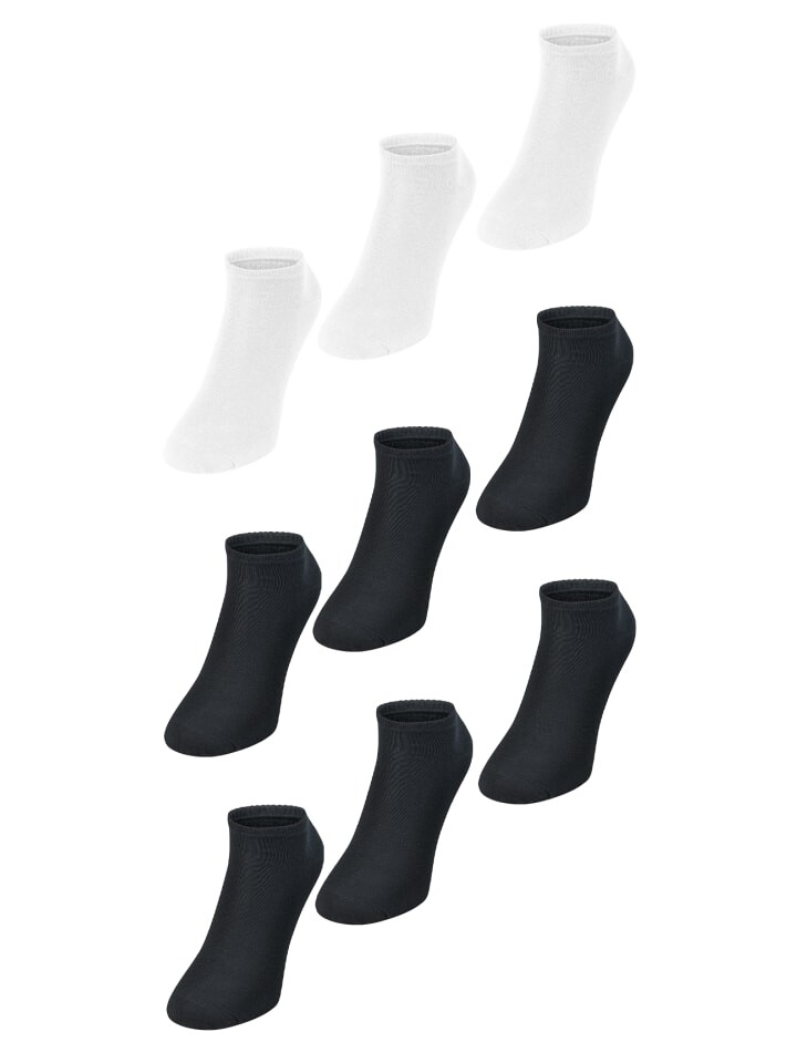 

Носки Jako 9er Set Bequeme Füßlinge, цвет schwarz-weiß