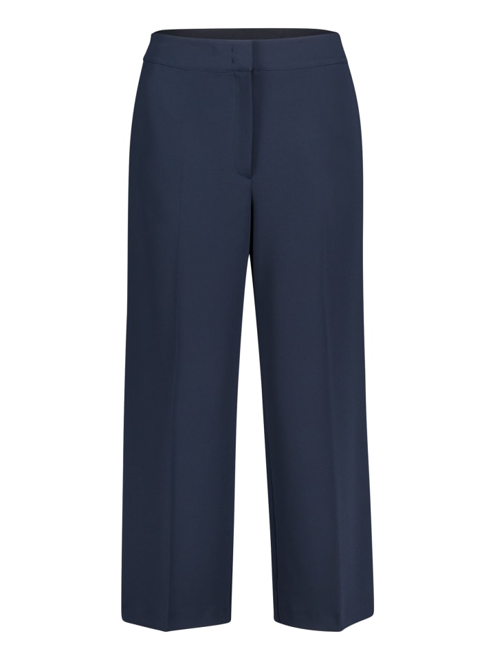 

Betty Barclay Однотонные брюки-кюлоты темно-синего цвета