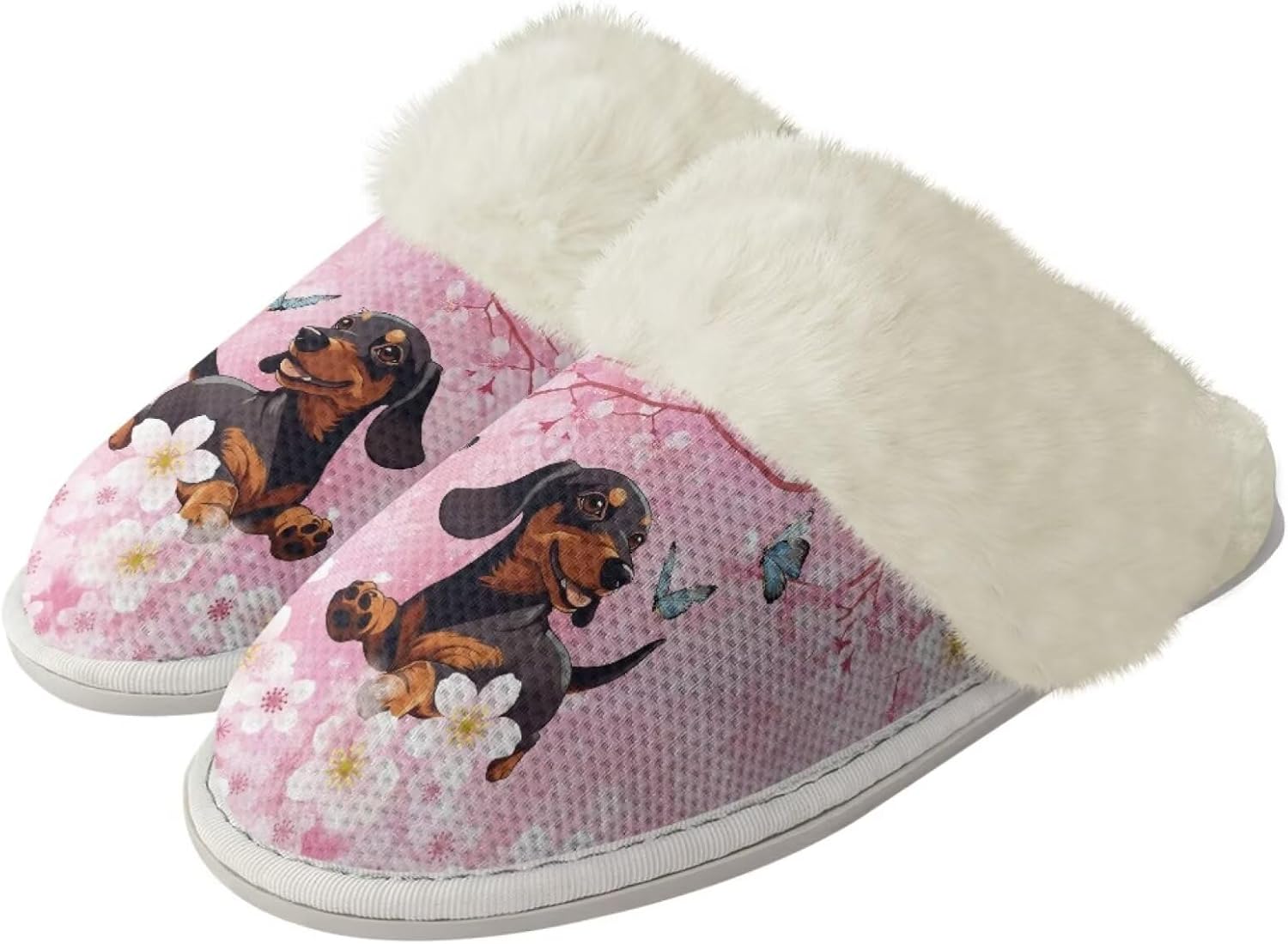 

Женские и мужские хлопковые тапочки, зимние мягкие пушистые тапочки, плюшевые тапочки, удобные теплые тапочки с меховой отделкой для дома Jiquruby, Cute Dog