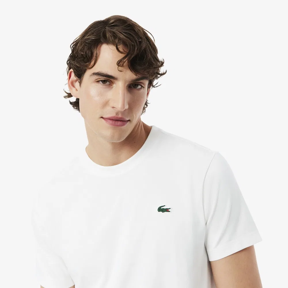 Футболка мужская Lacoste Tennis Heritage Graphic, белый — фото 2
