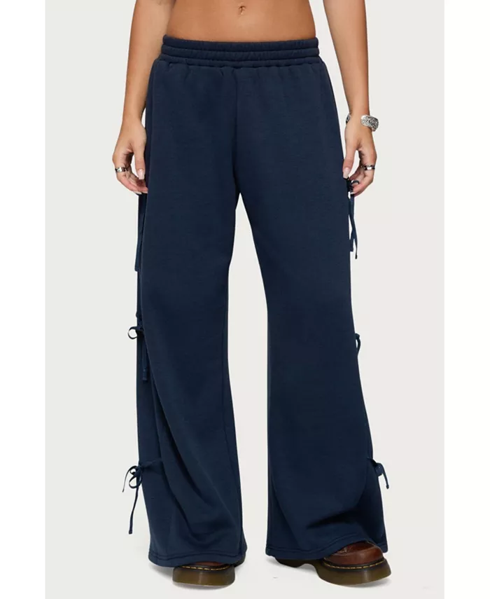 

Женские спортивные брюки Claudette Baggy Ribbon Edikted, синий