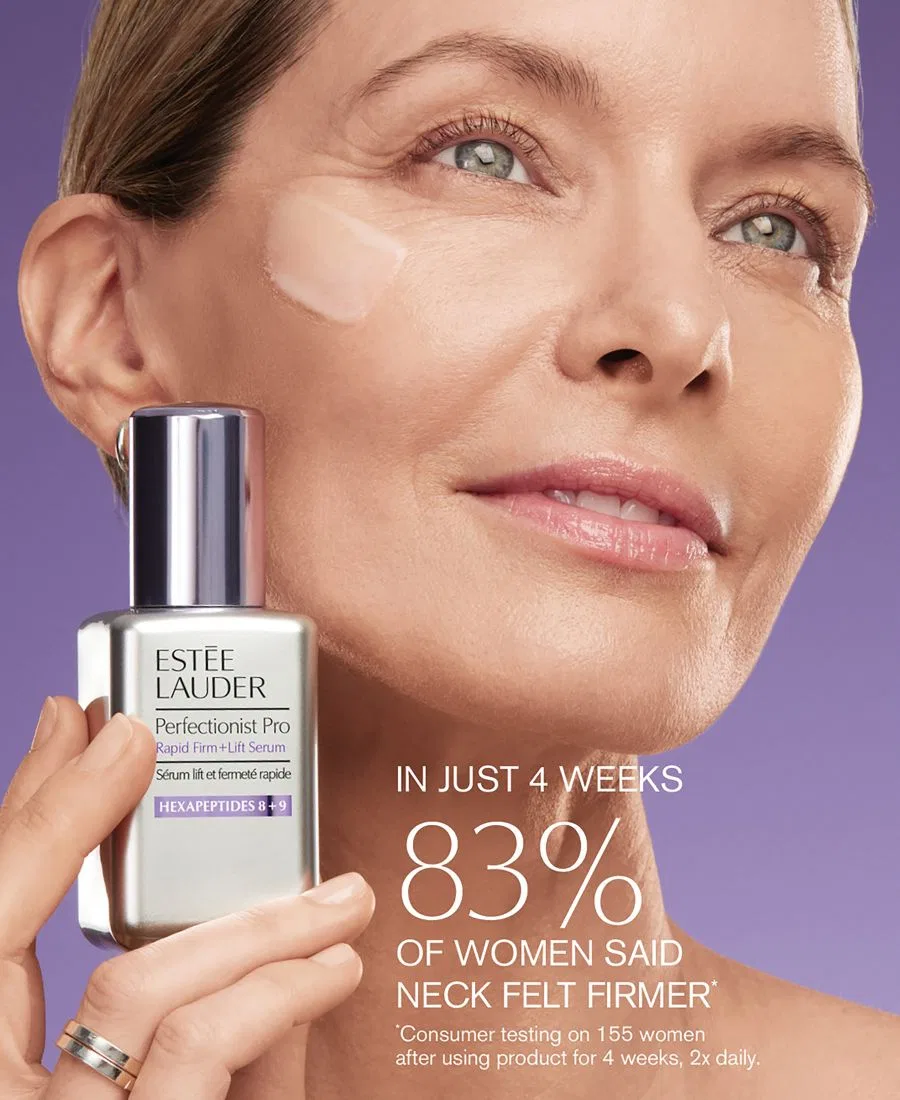 Сыворотка Estée Lauder — Для лица Perfectionist Pro Rapid Firm + Lift с гексапептидами, Estee, 28 г — фото 4