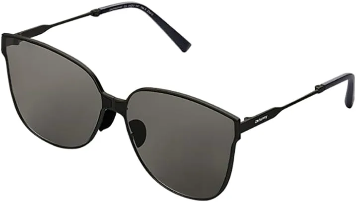 

Солнцезащитные очки UV400 для путешествий, классические, модные, квадратные, UPF50+, металлические, складные, легкие, унисекс OH! ANY TIME ANY WEAR, Casual Coffee