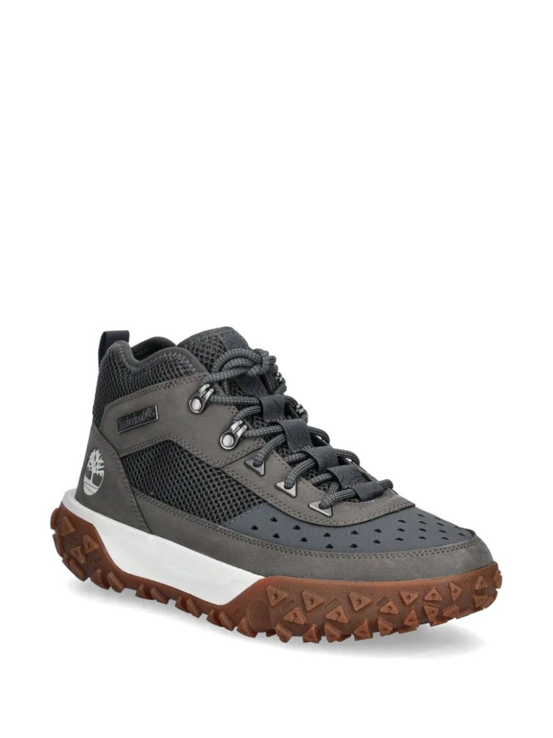 Мужские ботинки Timberland Greenstride Motion 6 с сетчатыми вставками, серый — фото 2