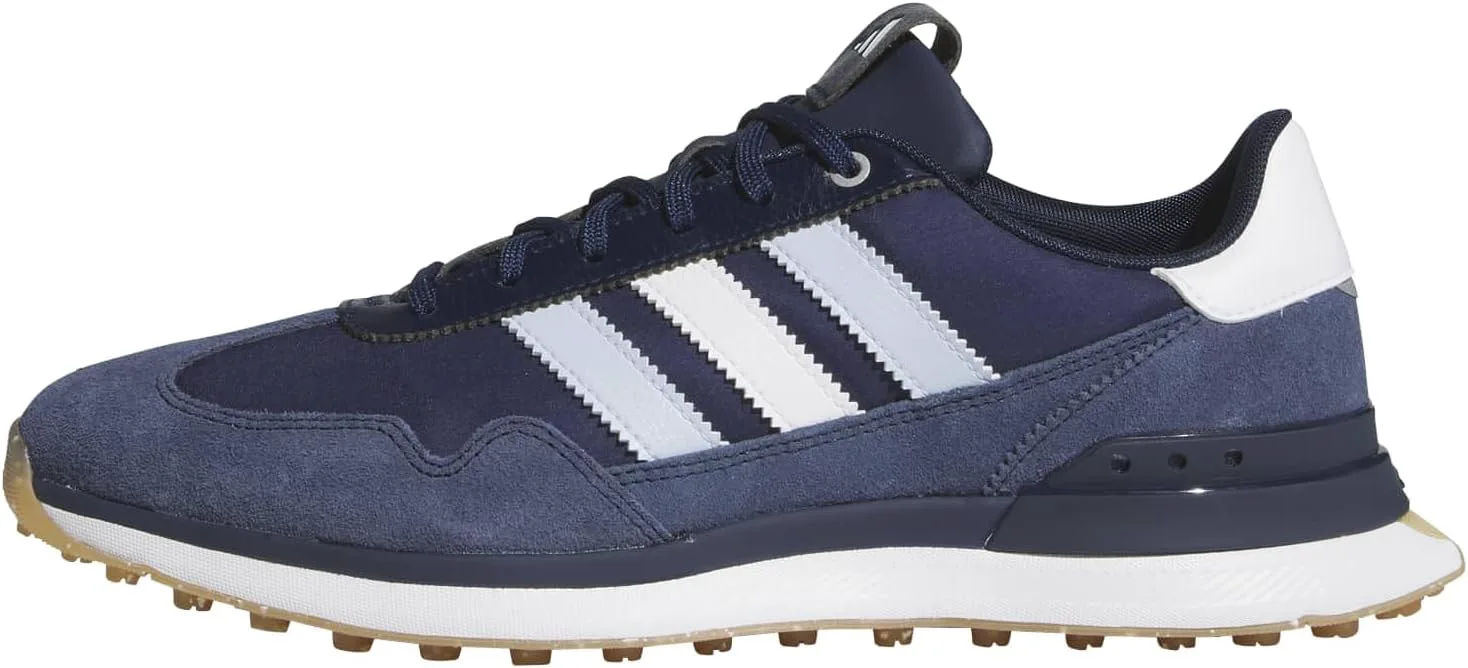 Мужские гольф-кроссовки Adidas Golf S2G 26 из текстиля без шипов, темно-синий/белый