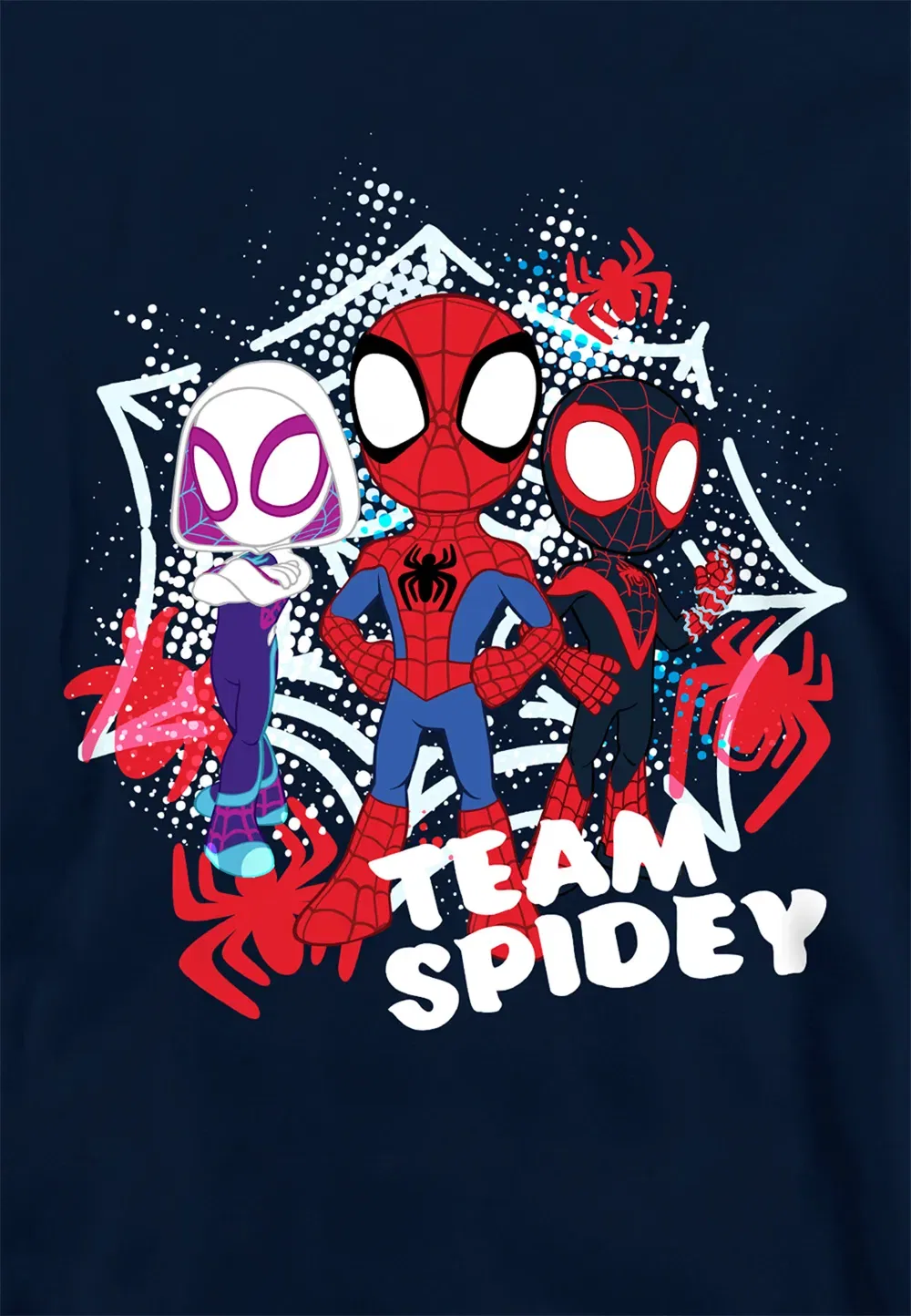 Детская худи Marvel Spidey And His Amazing Friends, темно-синий — фото 2