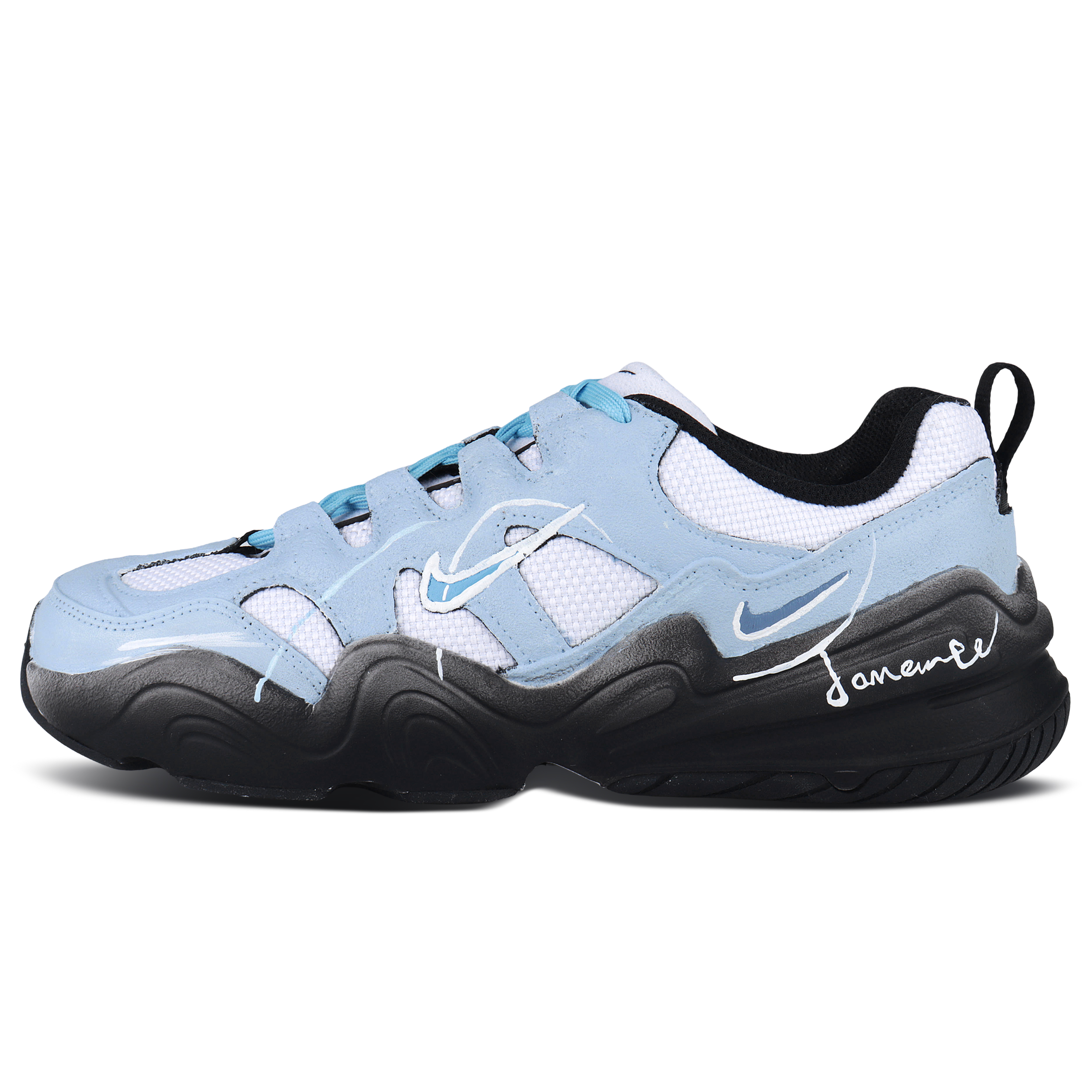 

Nike Кроссовки Tech Hera Low top Casual Unisex Blue White