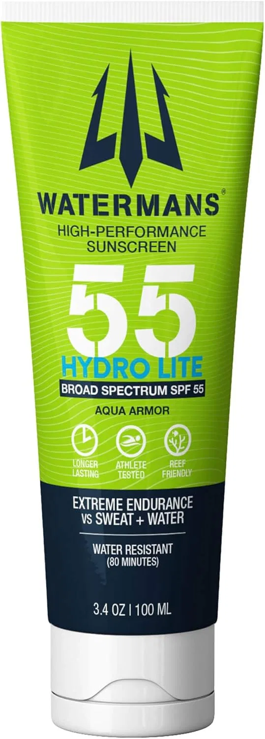 Солнцезащитный крем Waterman's HYDRO Lite SPF 55, 3.4 унции, без отдушки