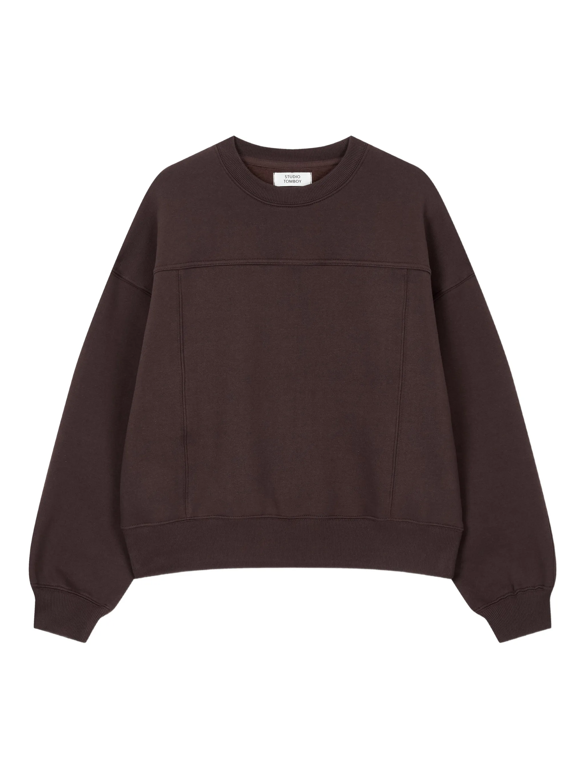 

Толстовка на флисовой подкладке Studio Tomboy, коричневый