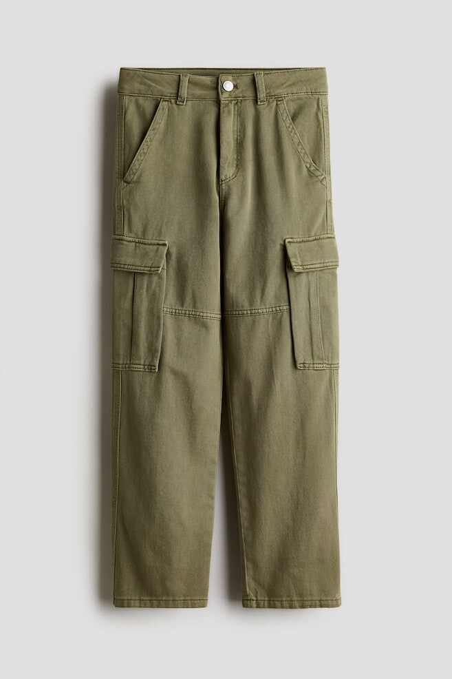 

Брюки-Карго H&M, зеленый