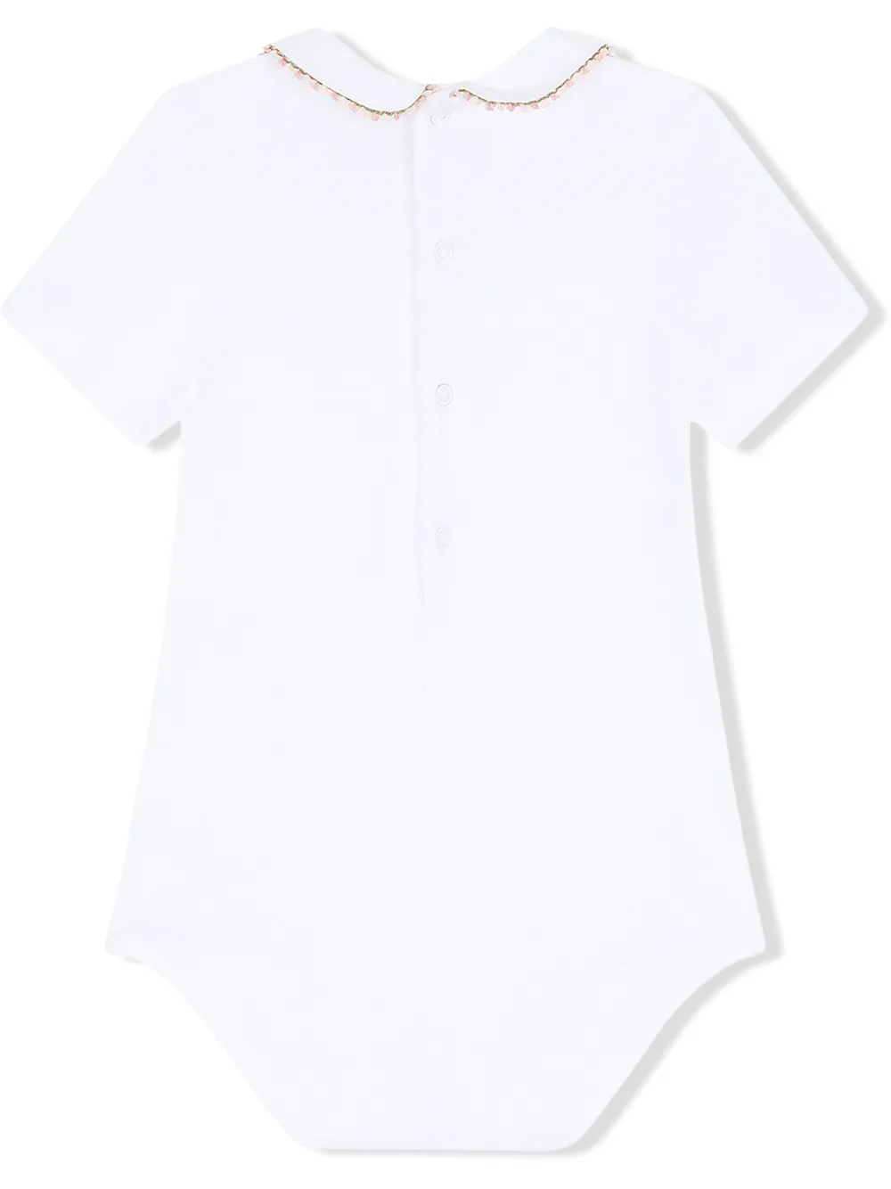 Боди из джерси с вышивкой DG Dolce & Gabbana Kids, белый — фото 2