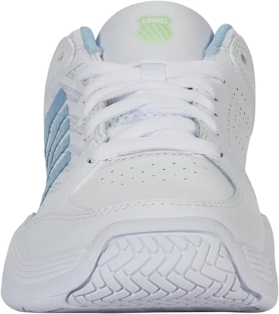 Кроссовки теннисные K-Swiss Court Express 2, White/Dutch Canal/Paradise Green — фото 3