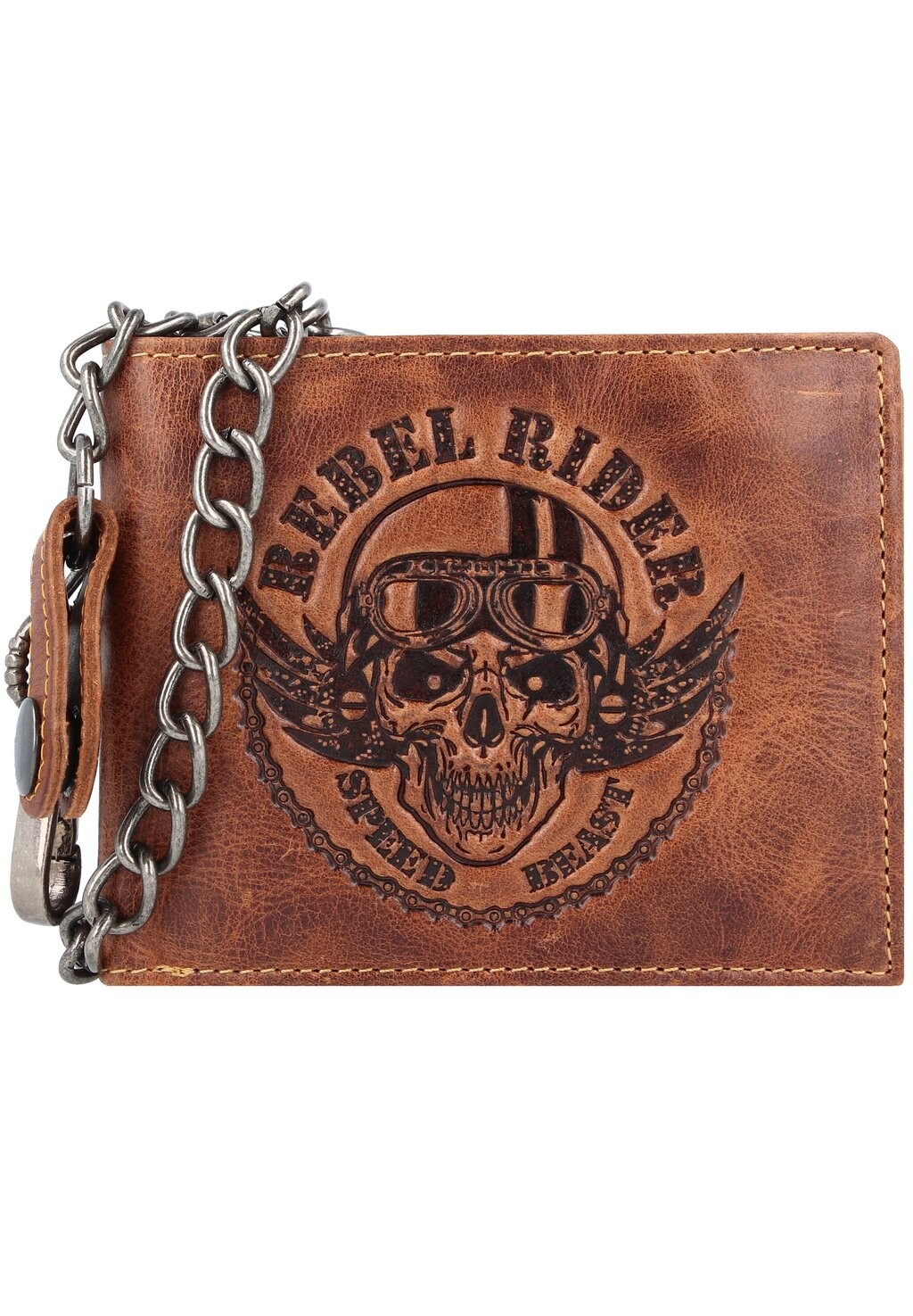 

Кошелек REBEL RIDER BIKER Greenburry, цвет brown