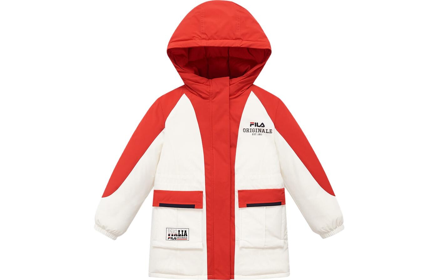 

Детский пуховик FILA, цвет Облачный гриб белый