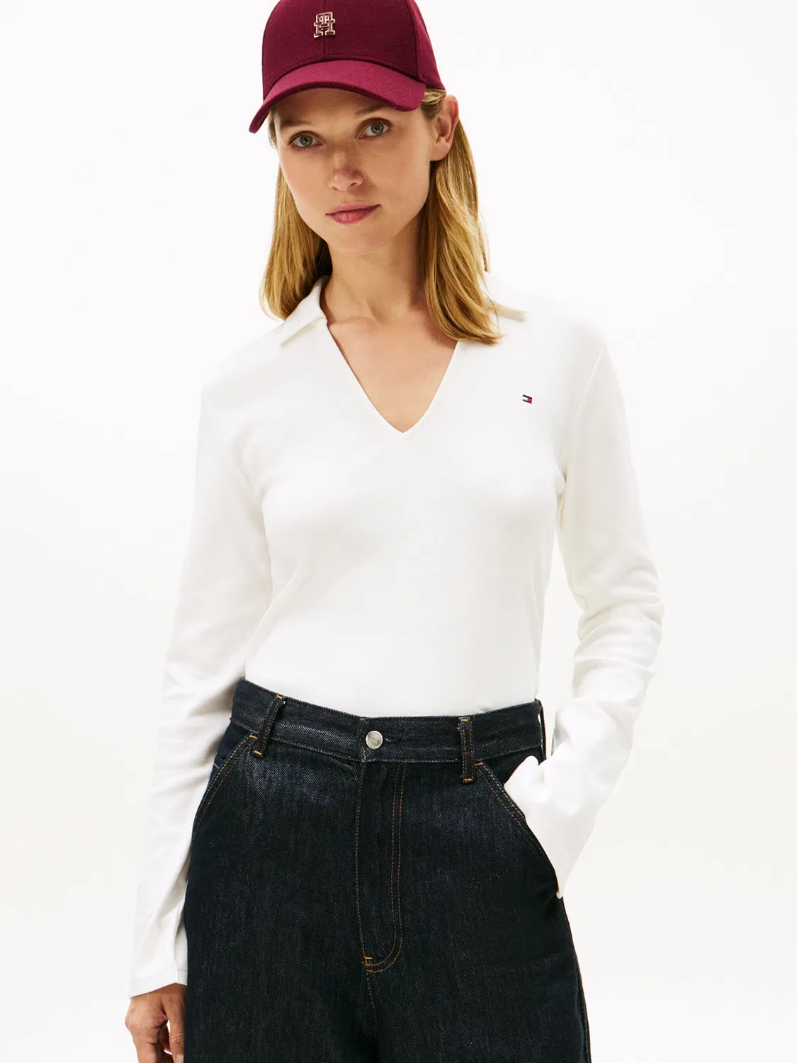 Рубашка Tommy Hilfiger Cody, бежевый — фото 3