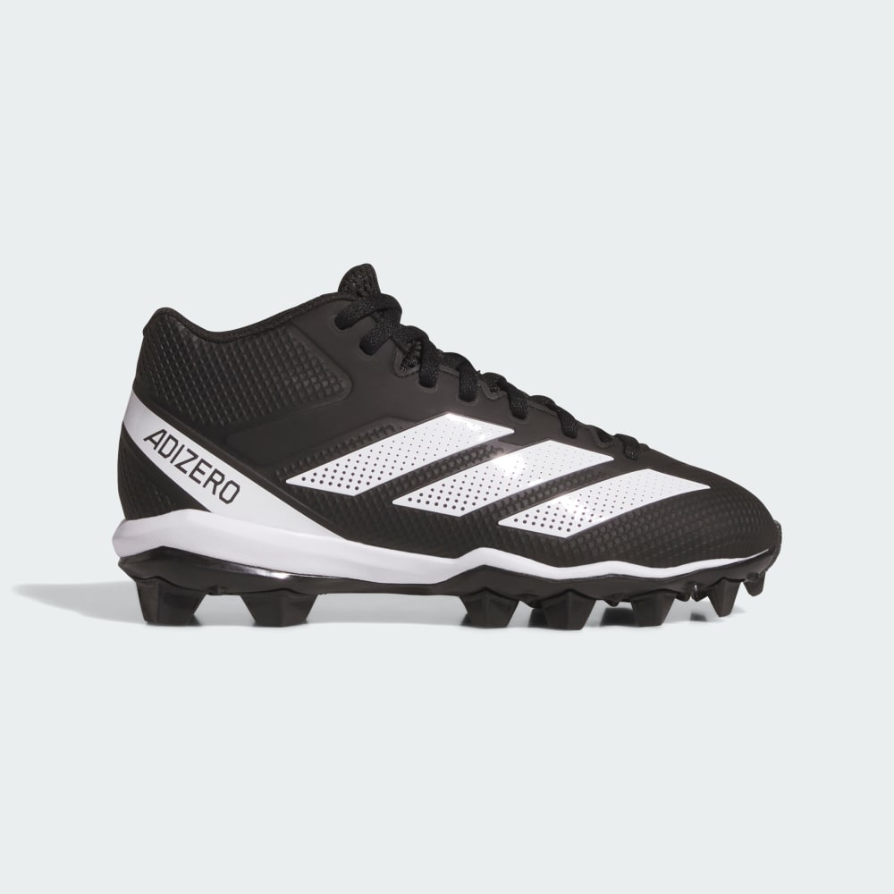 

Бутсы Adidas Adizero Impact.2 Molded Rubber Football Cleats Kids, цвет Core Black/Cloud White/Core Black