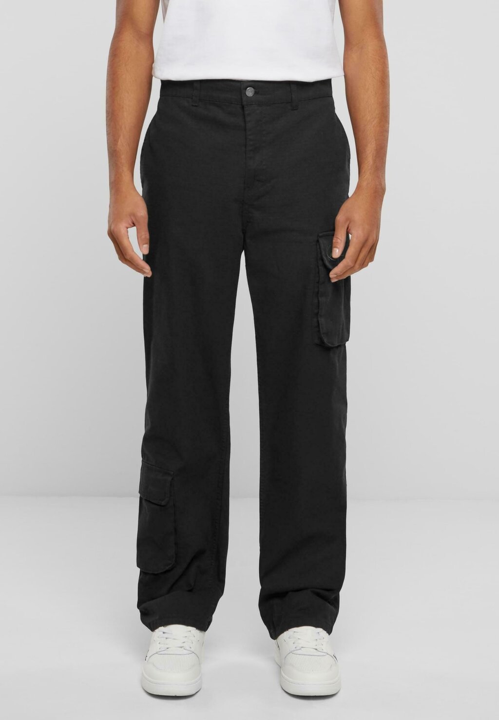 

Брюки-карго KM241-082-2SMALL SIGNATURE WASHED RIBSTOP Karl Kani, цвет black