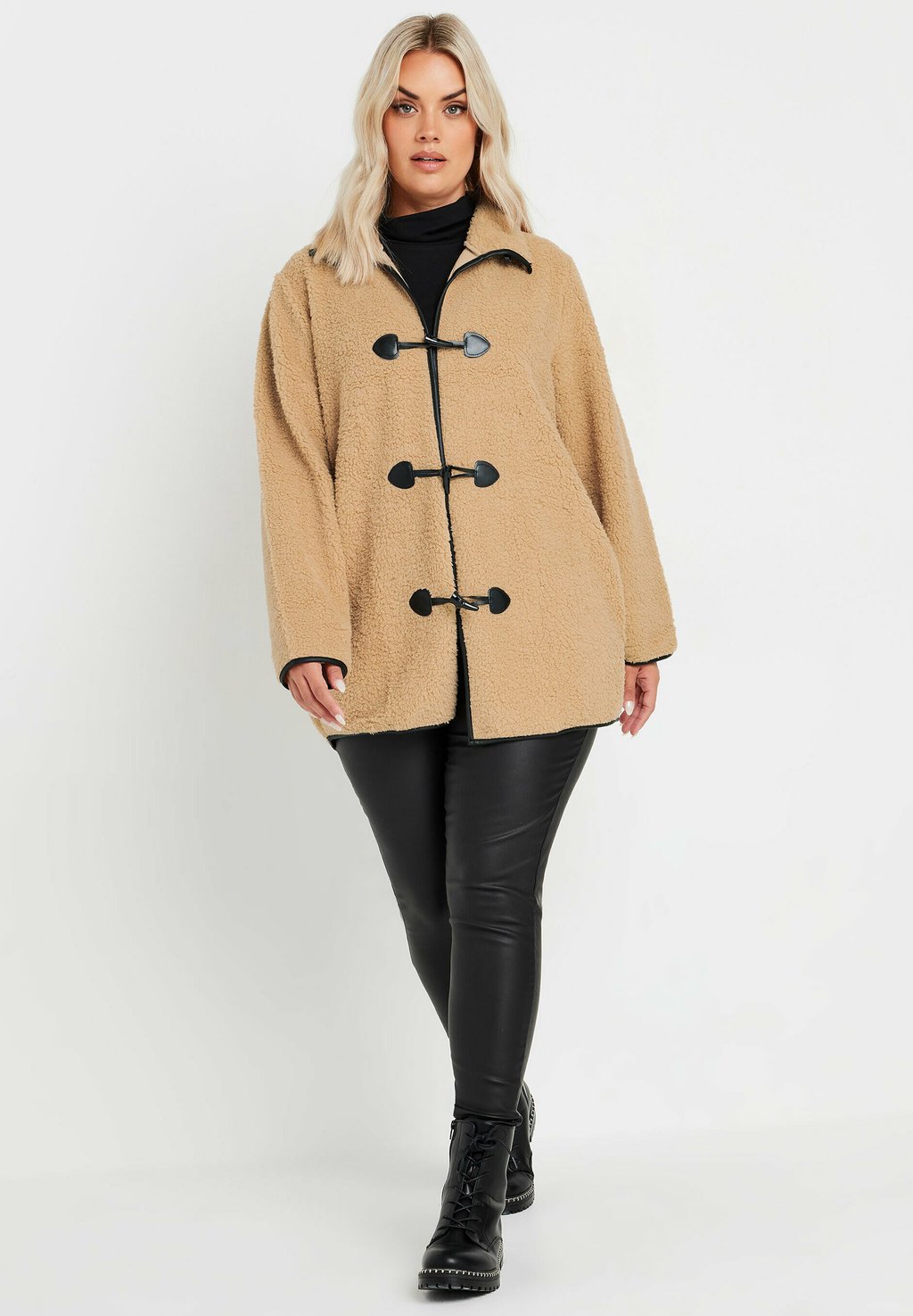

Короткое пальто TOGGLE Yours Clothing, коричневый