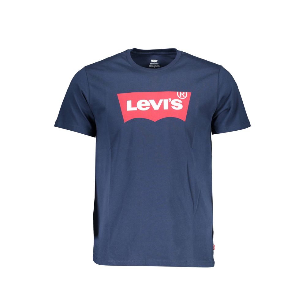 

Синяя хлопковая мужская футболка Levi´S