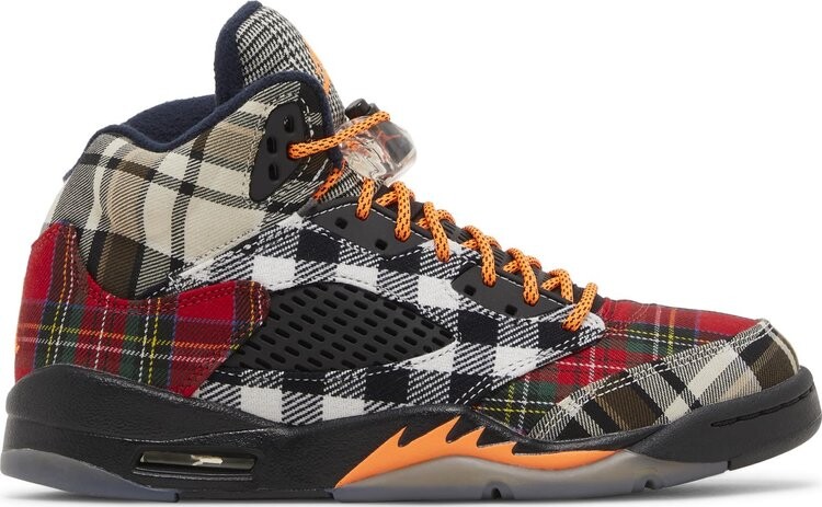 

Кроссовки Air Jordan 5 Retro GS 'Plaid', разноцветный