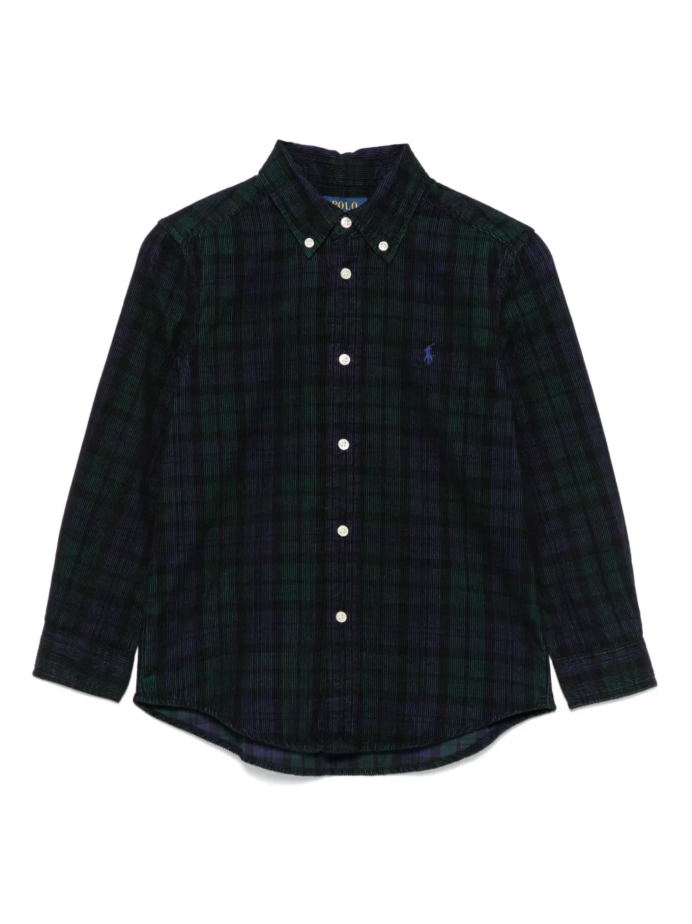 Вельветовая рубашка POLO RALPH LAUREN KIDS, синий