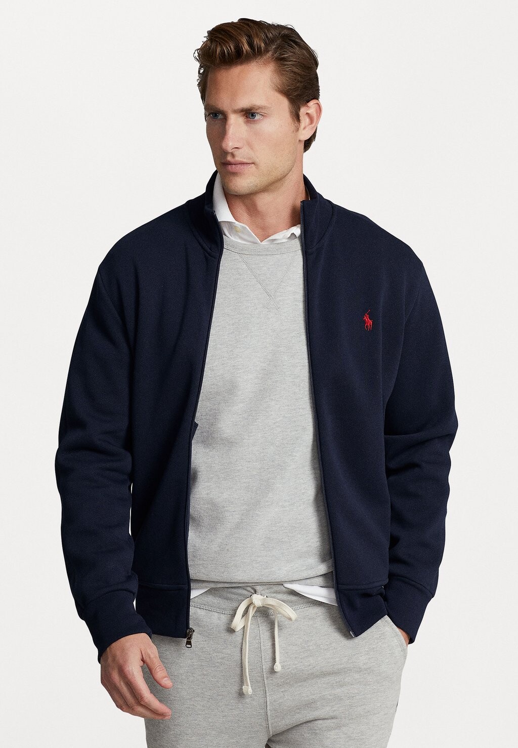 

Толстовка на молнии DOUBLE KNIT TRACK JACKET Ralph Lauren, темно-синий